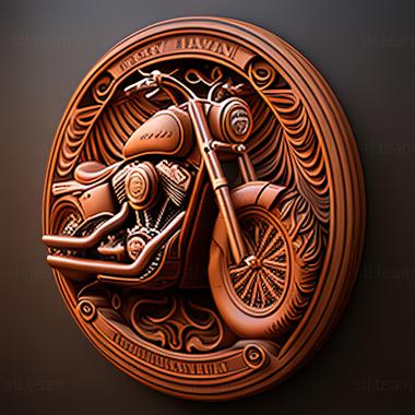 3D модель Harley Davidson сімдесят два (STL)